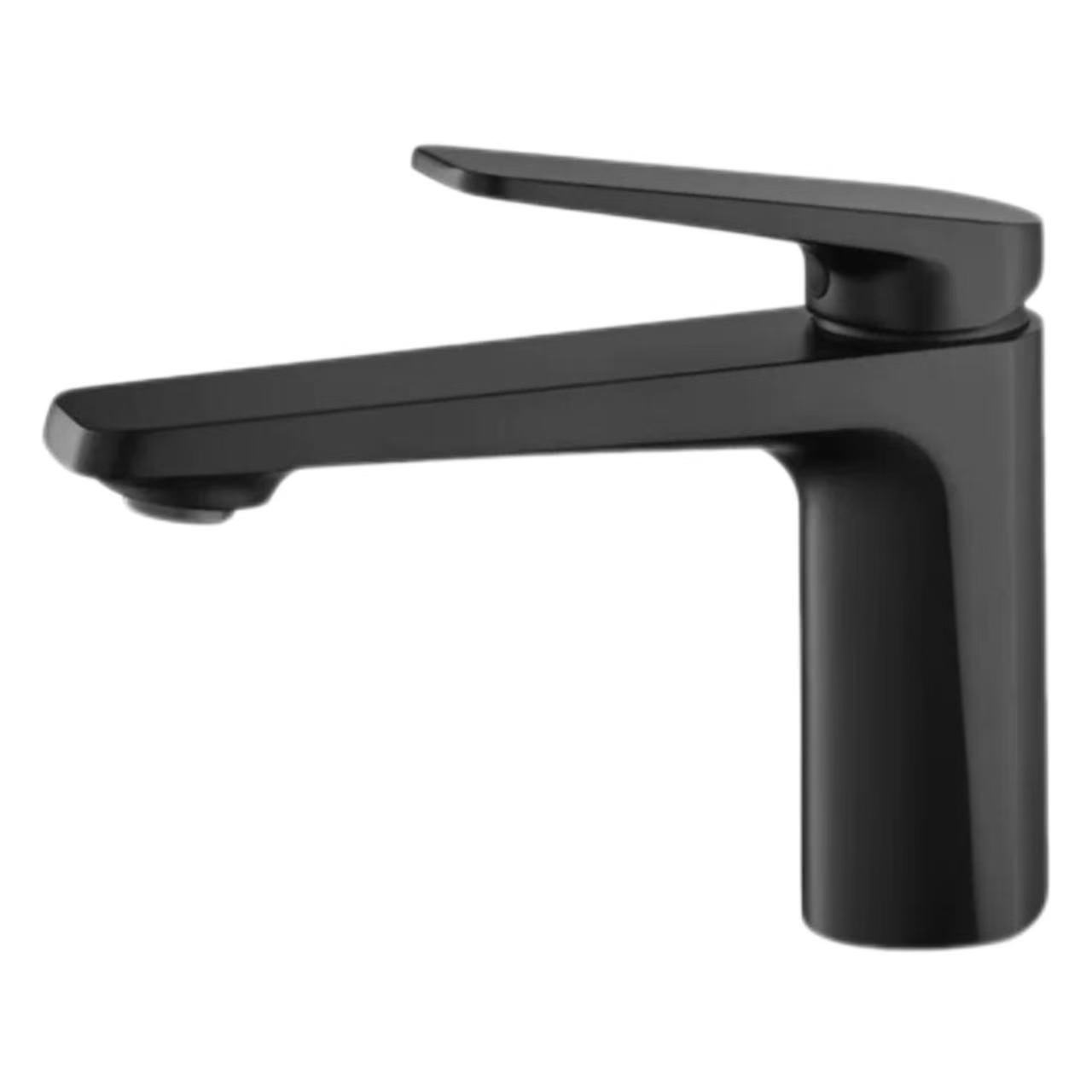 Matte Black Long-handle Minimalist Dragon faucet