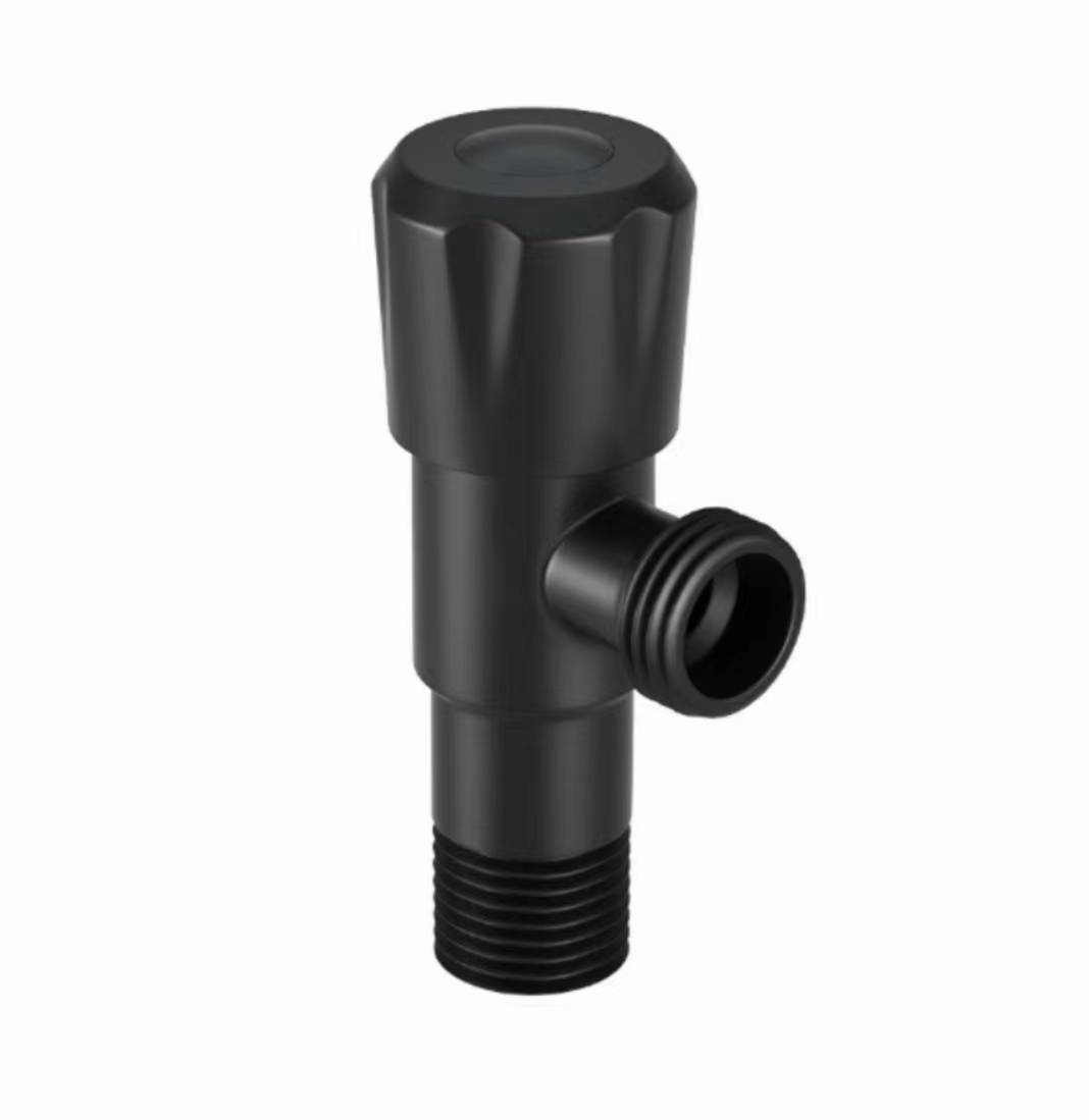 Moderna Minimalista Matte Black Triangle Valve