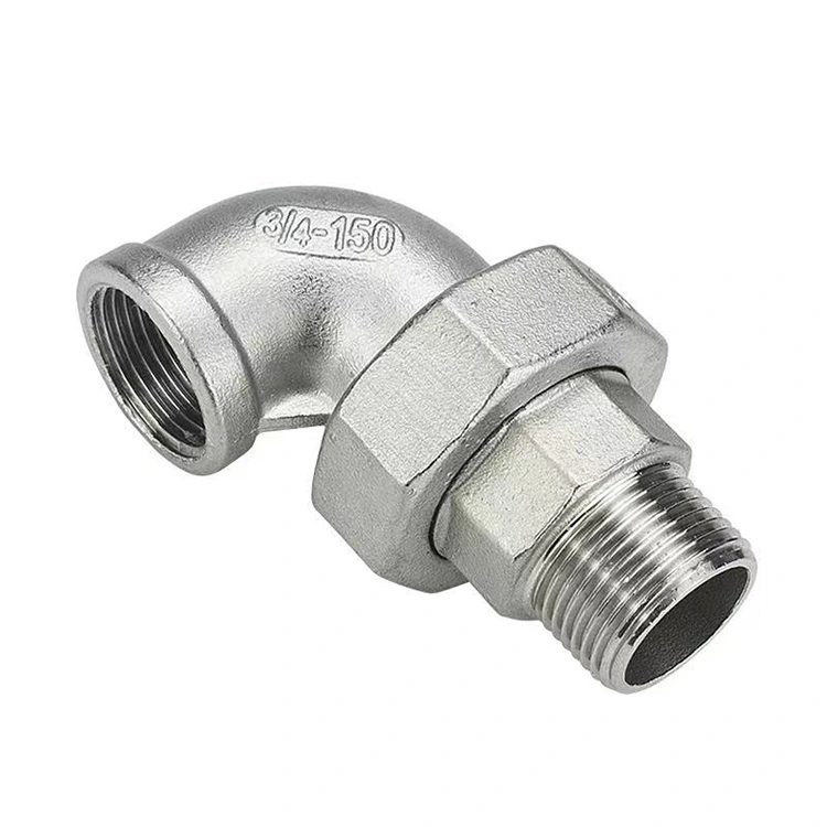 Rapid-Instala Male Threaded Union Elbow